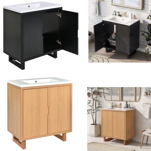 Bathroom vanity set sink - vanity, combo