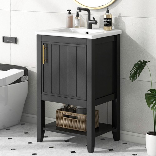 Bathroom vanity with sink - bathroom,