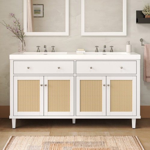 Bathroom vanity with - 60'',