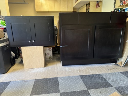 New black bathroom vanity - new,