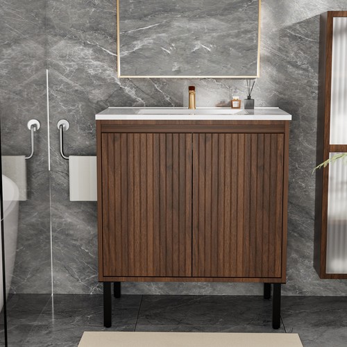 Modern bathroom vanity - bathroom, vanity: