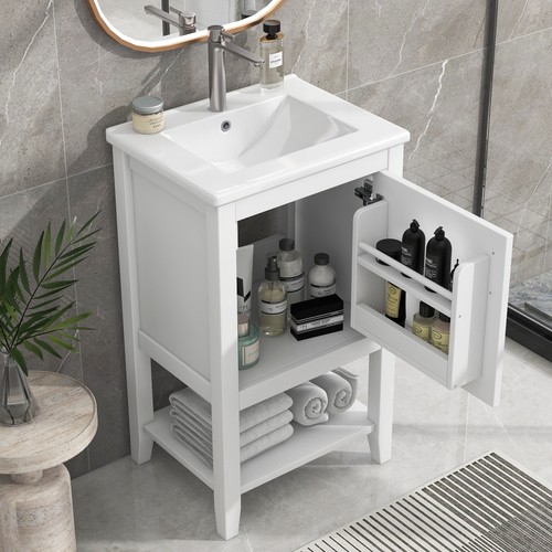 Bathroom vanity with - vanity, sink