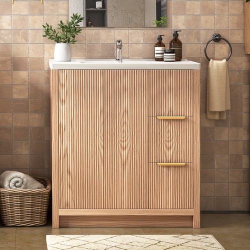 Bathroom wood colour - wood,