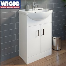 White Gloss 650mm Bathroom