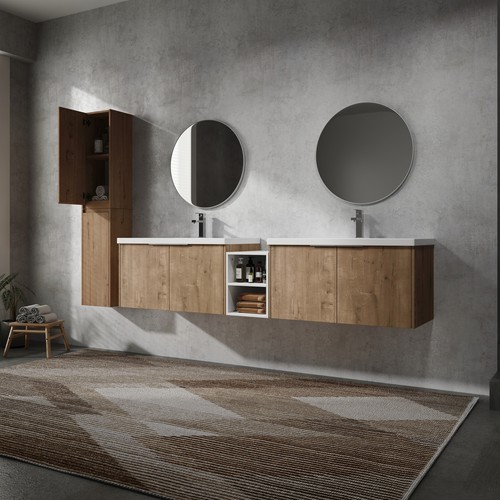 2x36 wall mounted bathroom - 2x36", wall-mounted